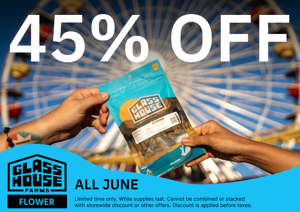 45% Off Glass House Farms Flower
