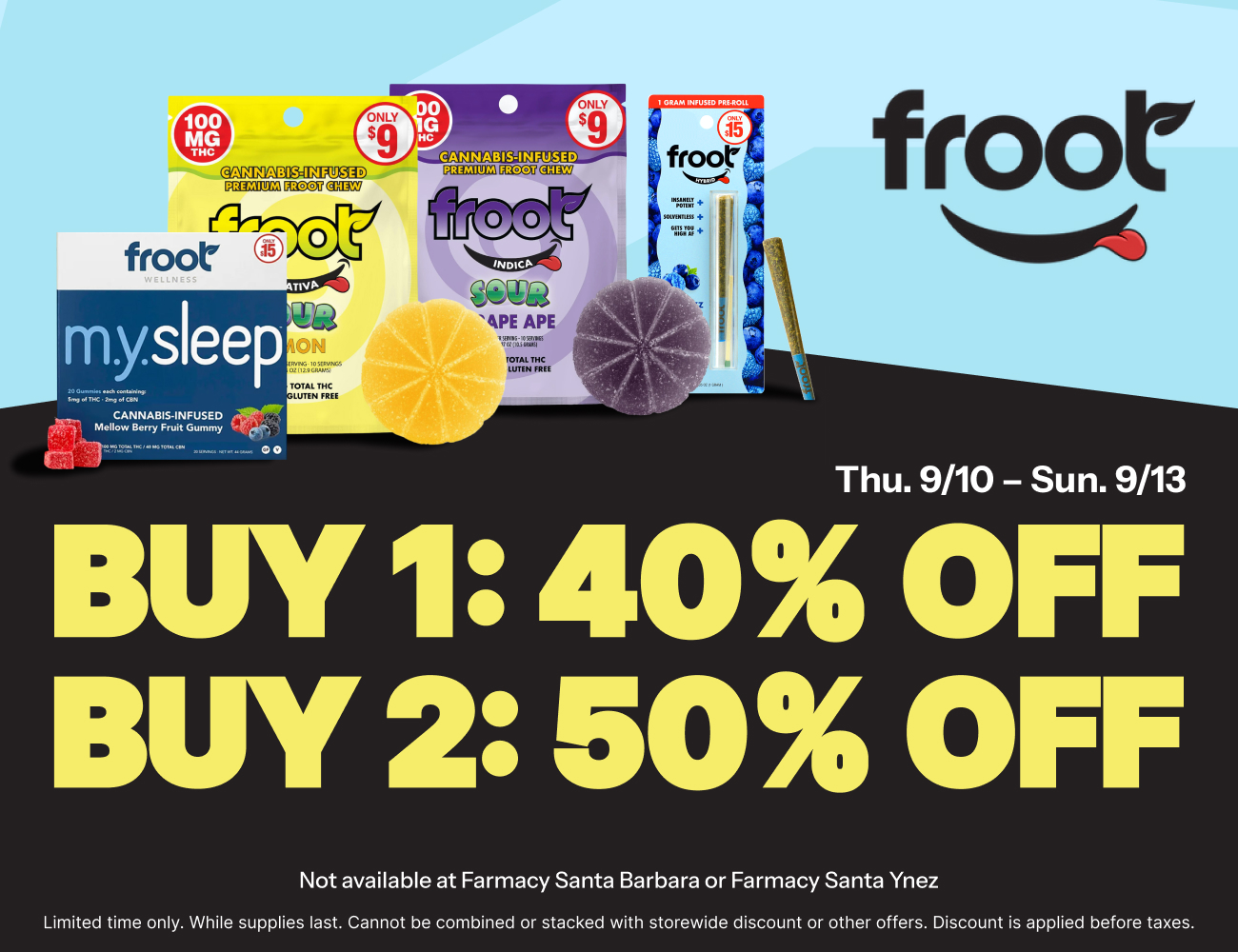 50% Off Froot