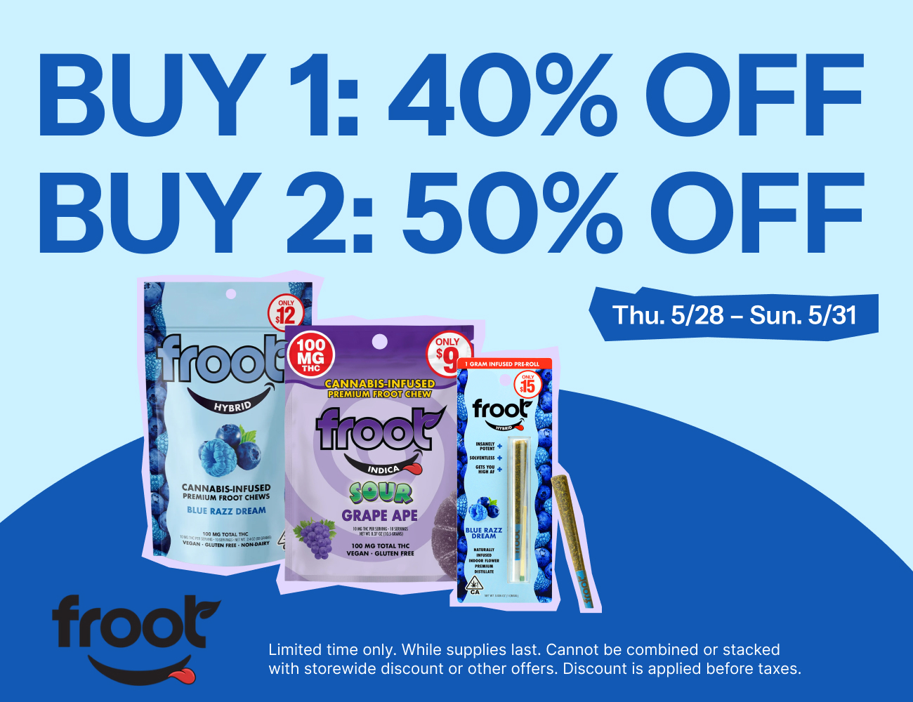 50% Off Froot