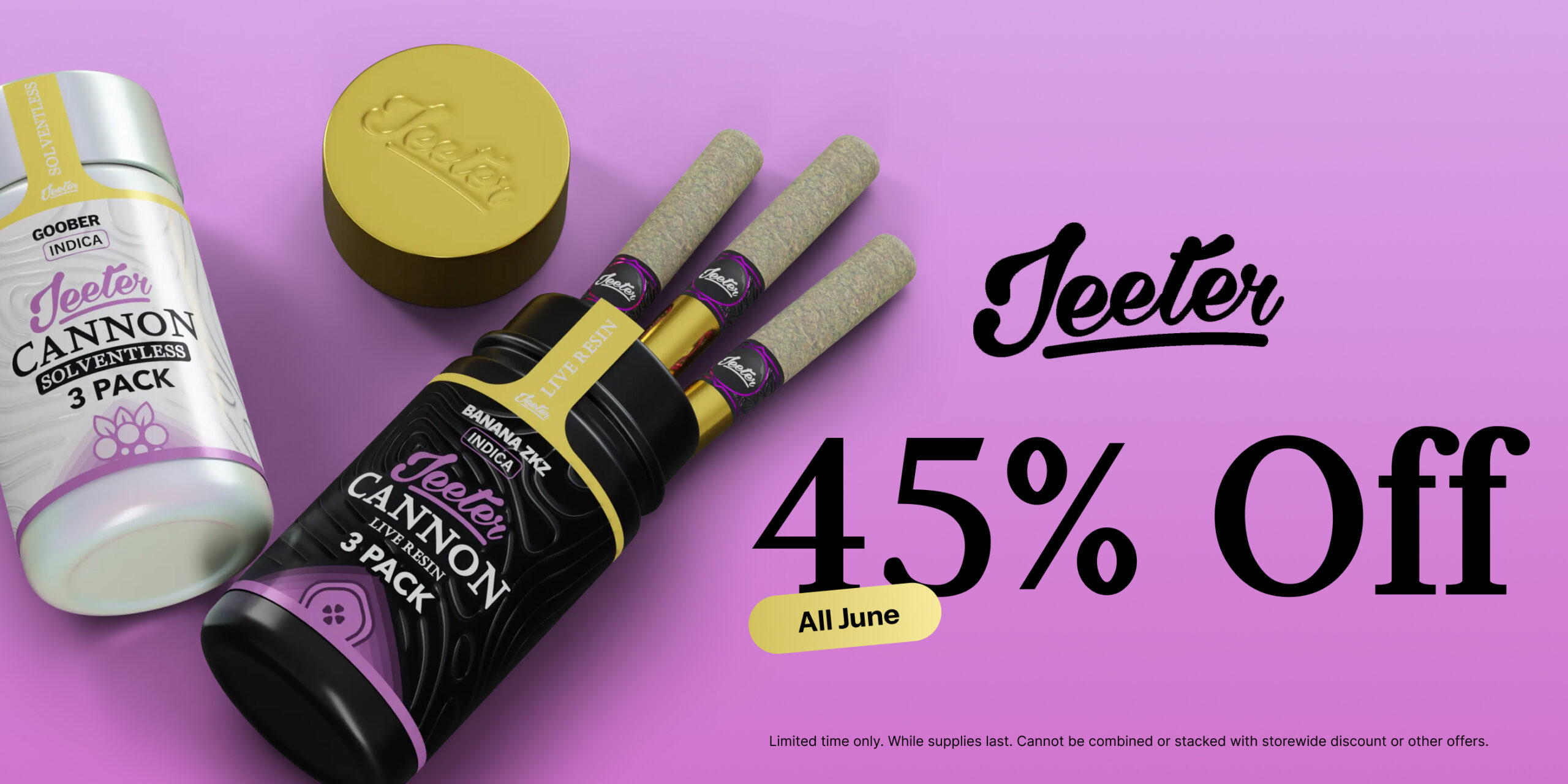45% Off Jeeter June