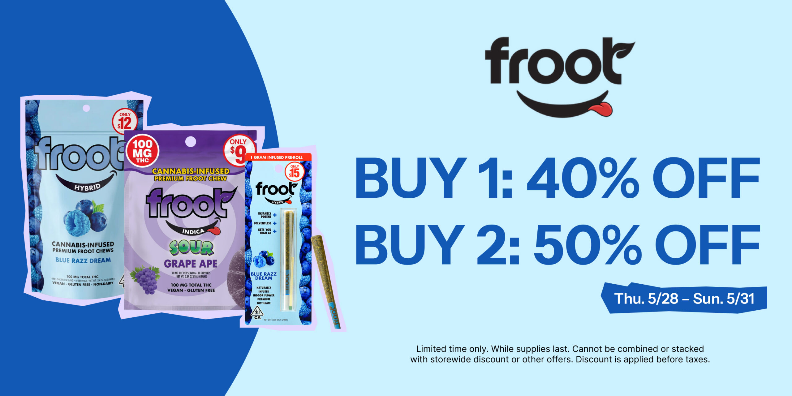 50% Off Froot