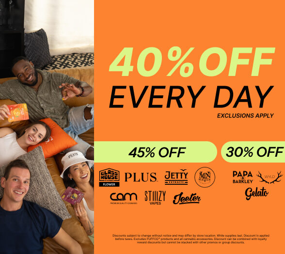 40% Off Every Day