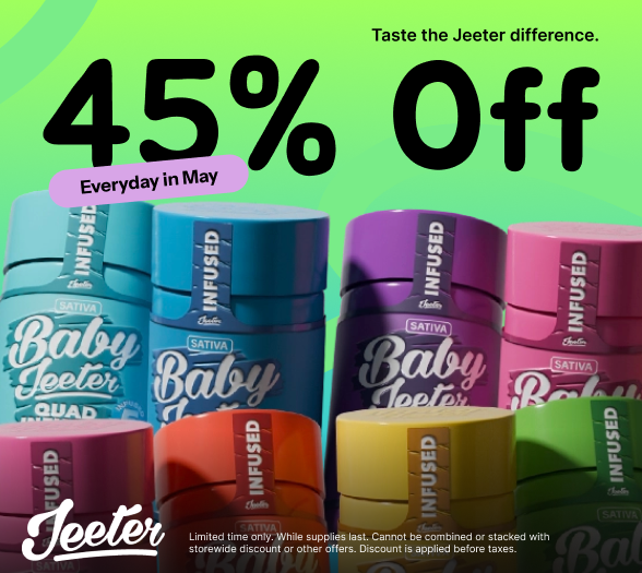 45% Off Jeeter