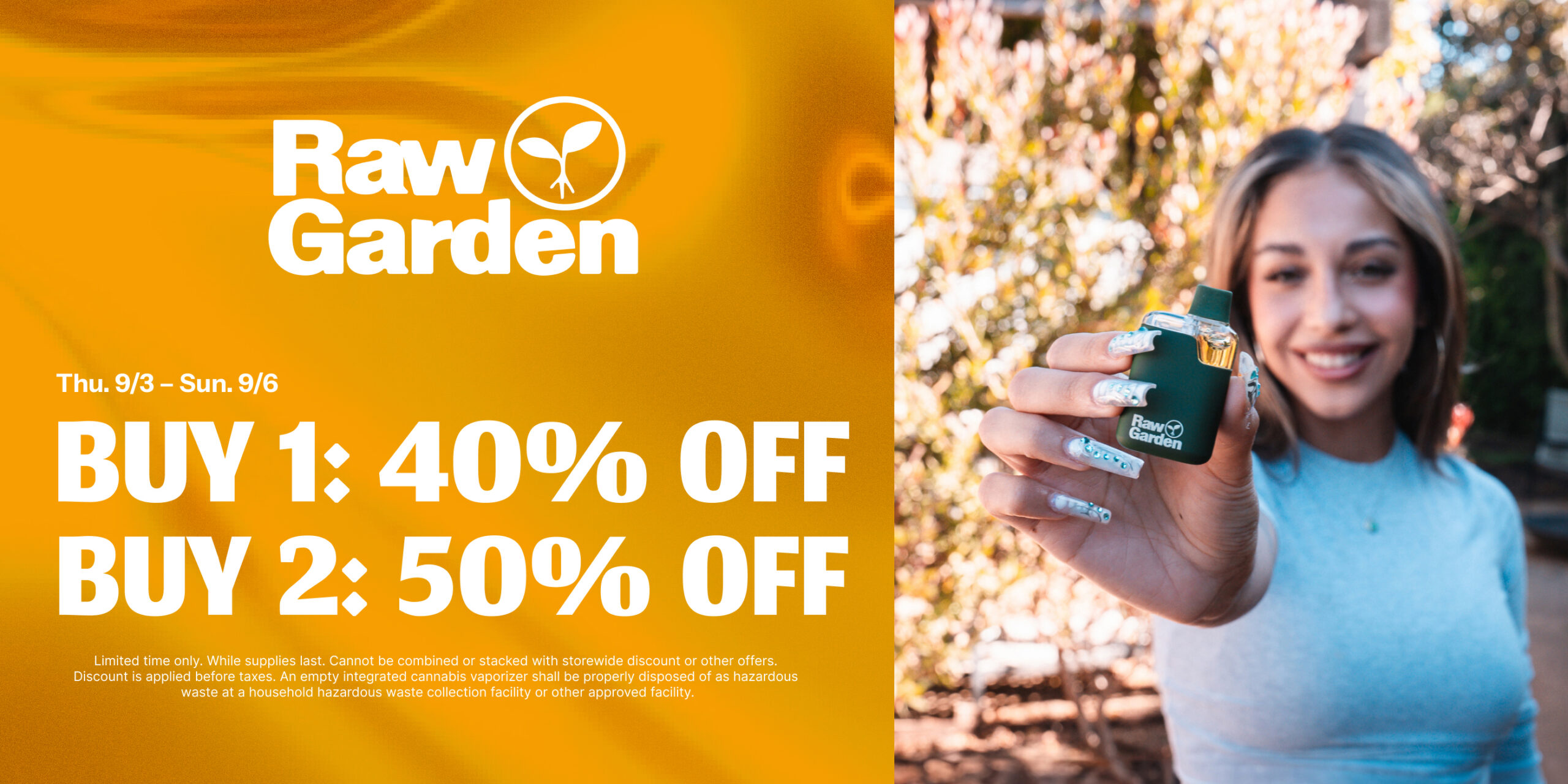 50% Off Raw Garden