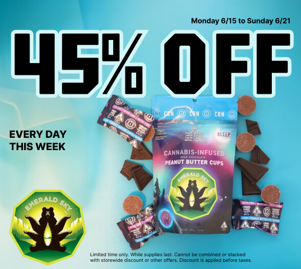 45% off Emerald Sky