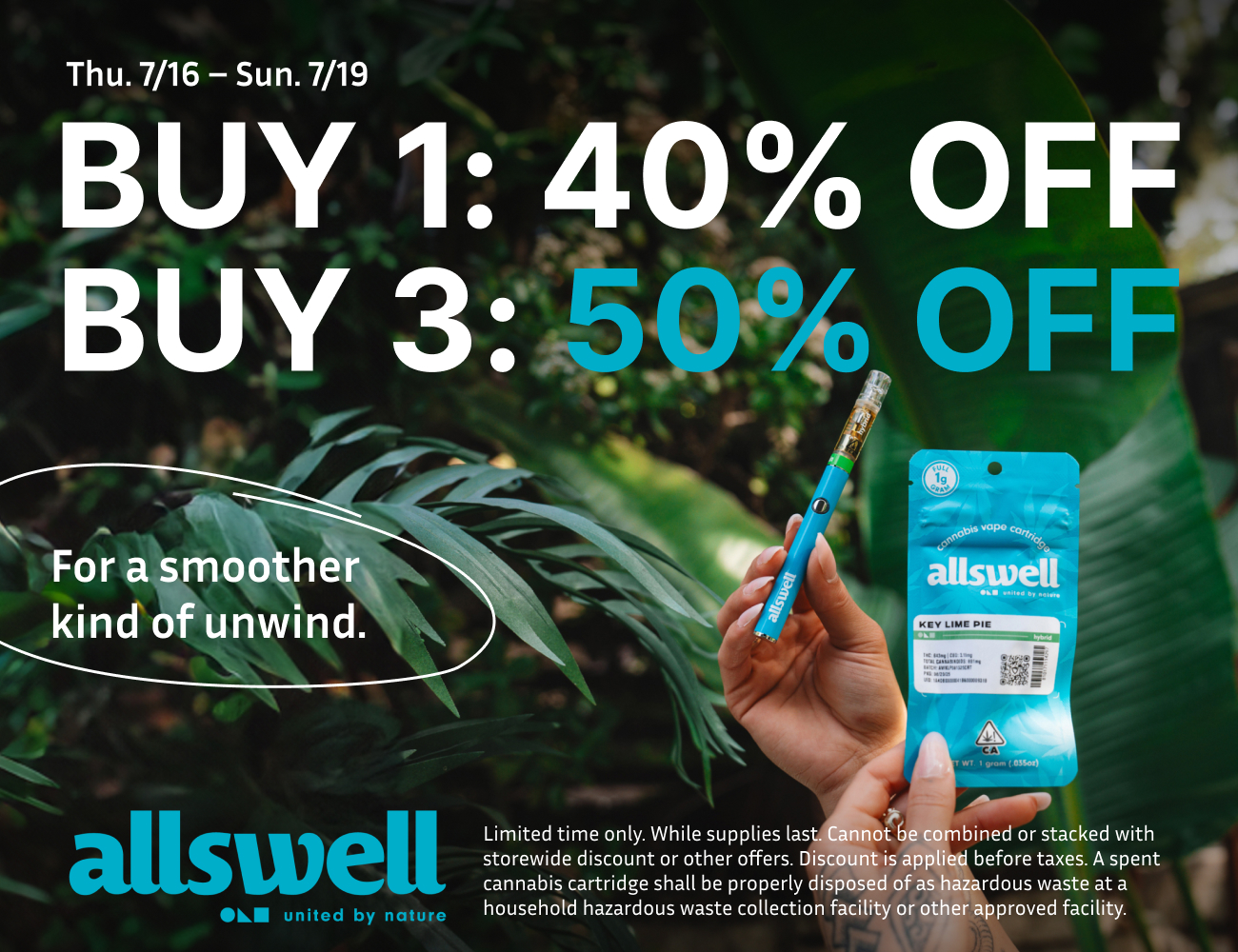 50% Off Allswell Vapes