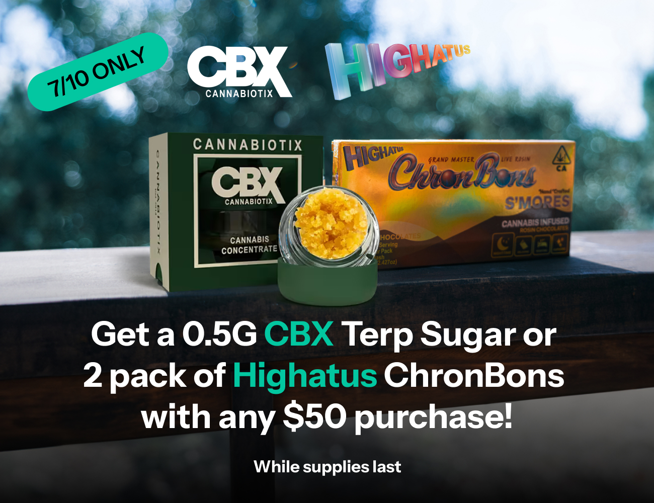 CBX or Highatus with purchase