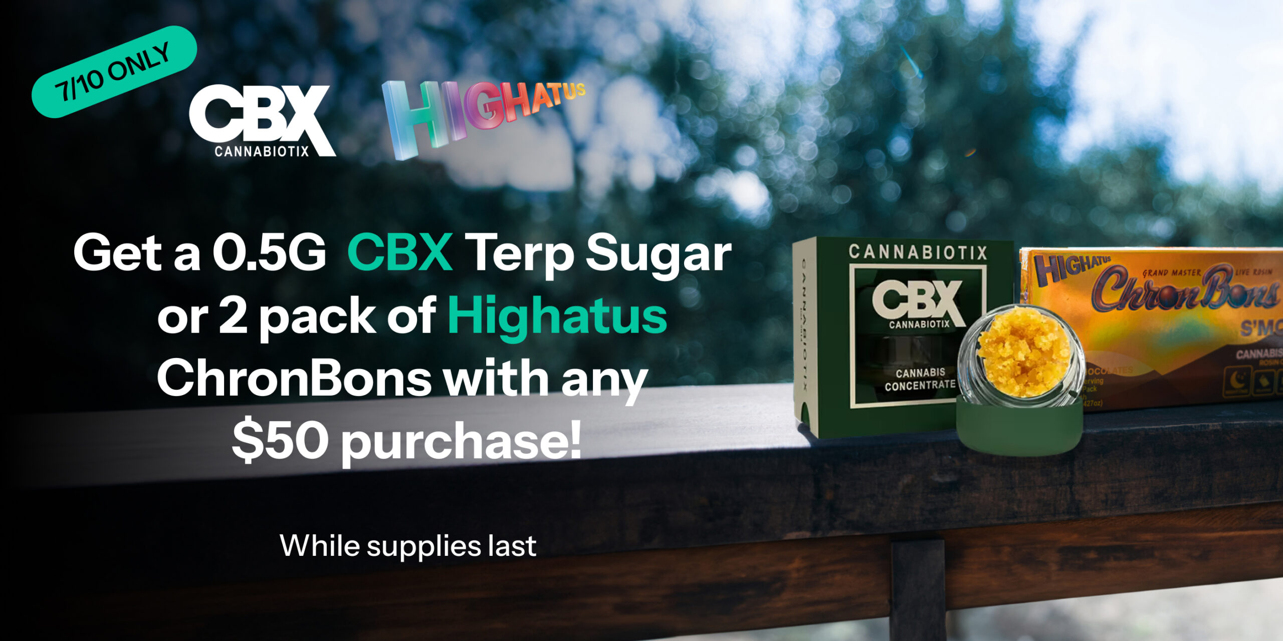 CBX or Highatus with purchase