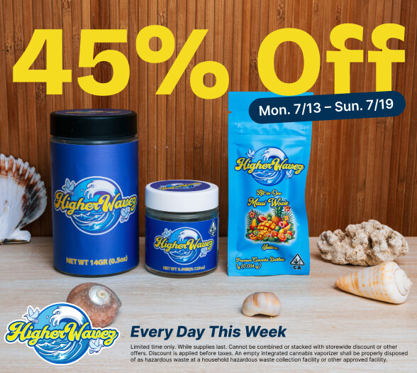 45% Off Higher Wavez