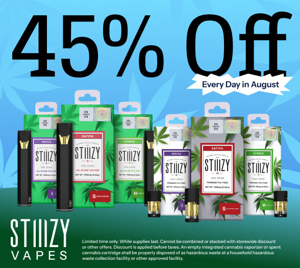 45% Off STIIIZY Vapes