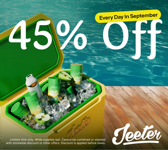 45% Off Jeeter