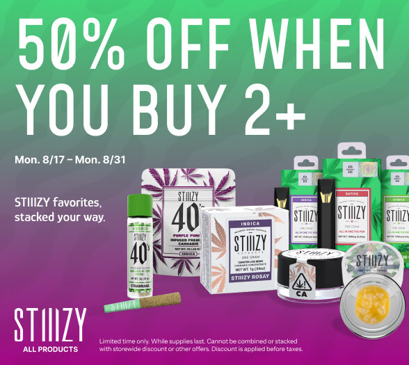 50% Off STIIIZY