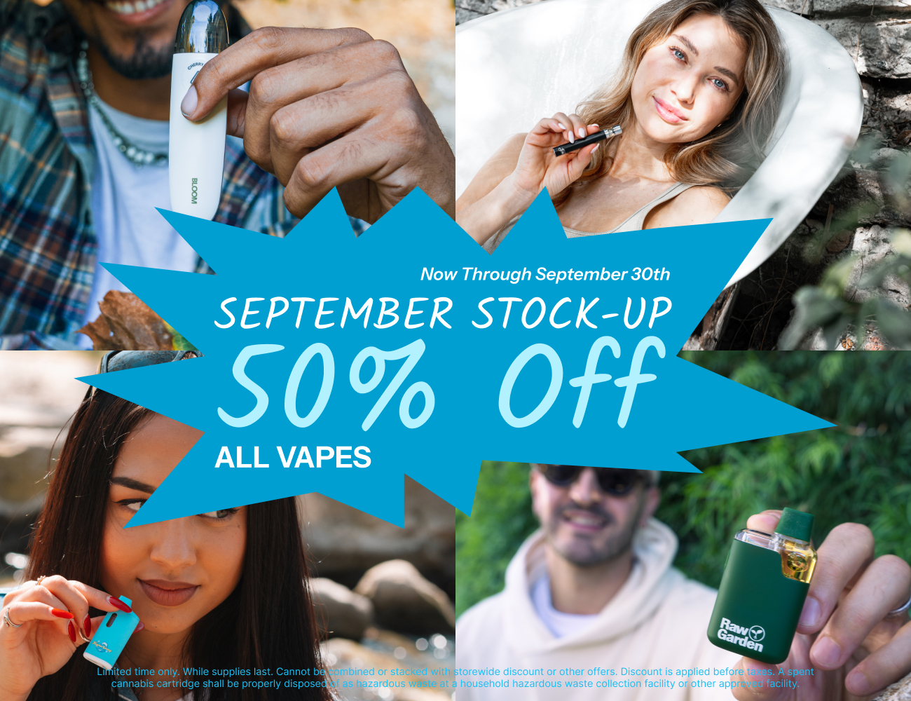 50% Off All Vapes