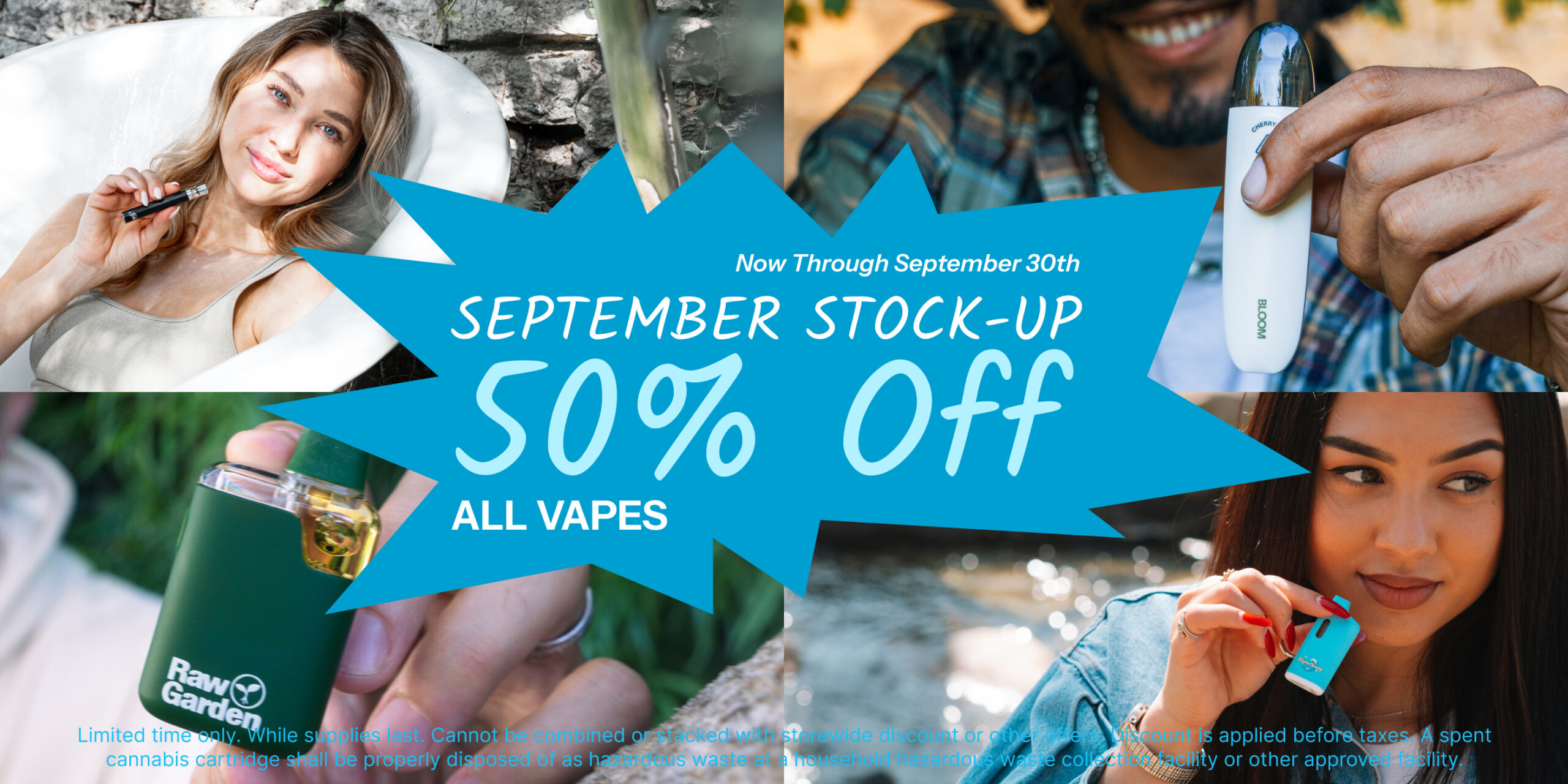 50% Off All Vapes