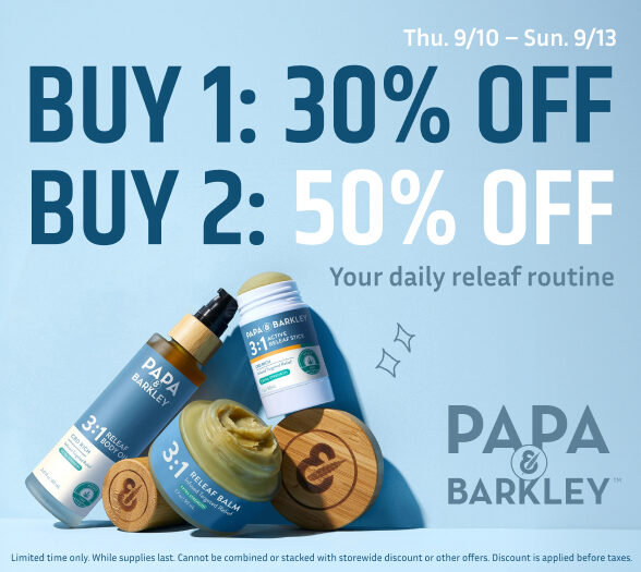 50% Off Papa & Barkley