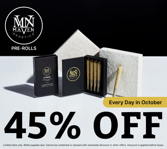 45% Off Maven Pre-rolls