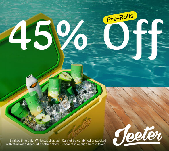 45% Off Jeeter Pre-Rolls